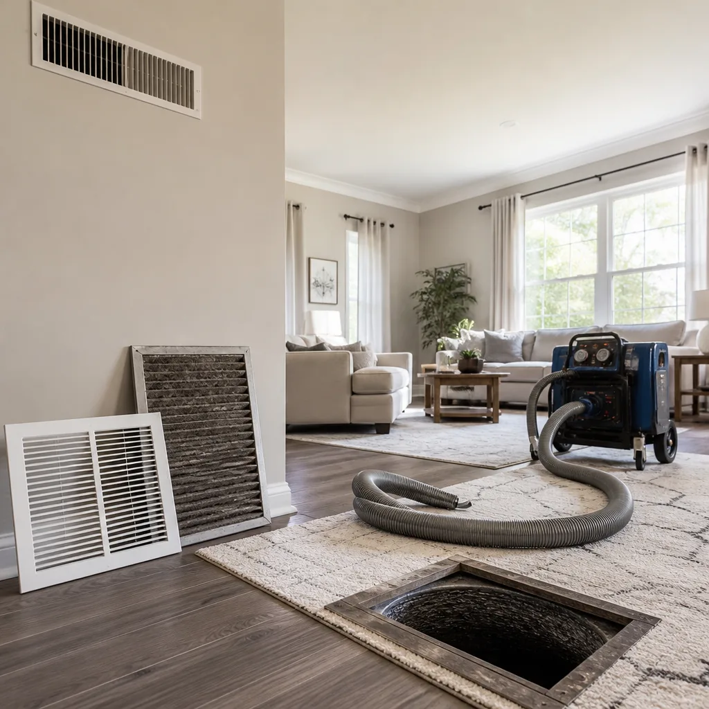 Whole-home duct cleaning